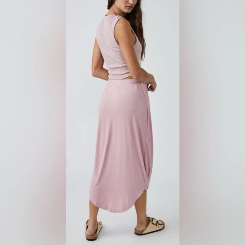 Free People Beach Daphne Midi Skirt. Size XL